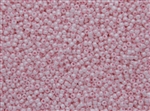 15/0 Toho Japanese Seed Beads - Baby Light Pink Opaque Luster #126