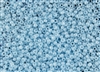 15/0 Toho Japanese Seed Beads - Aqua Blue Ceylon Pearl #143