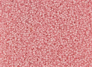 15/0 Toho Japanese Seed Beads - Pink Ceylon Pearl #145