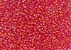 15/0 Toho Japanese Seed Beads - Ruby Transparent Rainbow #165B