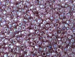 15/0 Toho Japanese Seed Beads - Transparent Light Amethyst Rainbow #166