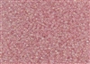 15/0 Toho Japanese Seed Beads - Dyed Light Pink Transparent Rainbow #171