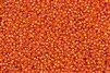 15/0 Toho Japanese Seed Beads - Hyacinth Orange Transparent Rainbow #174B