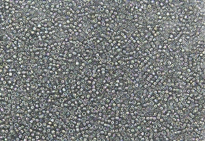 15/0 Toho Japanese Seed Beads - Lt. Black Diamond Transparent Rainbow #176