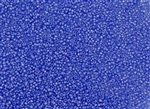 15/0 Toho Japanese Seed Beads - Sapphire Transparent Rainbow Matte #178F