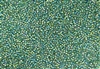 15/0 Toho Japanese Seed Beads - Emerald Transparent Rainbow Matte #179F