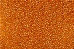 15/0 Toho Japanese Seed Beads - Harvest Orange Transparent Matte #219F