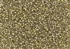 15/0 Toho Japanese Seed Beads - Lt Bronze Lined Crystal Rainbow #262