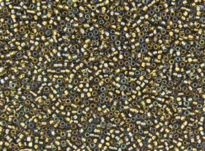 15/0 Toho Japanese Seed Beads - Bronze Lined Black Diamond Rainbow #271