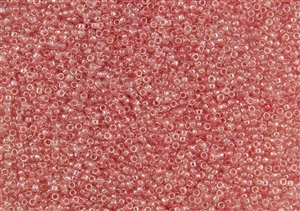 15/0 Toho Japanese Seed Beads - Light French Rose Transparent Luster #289