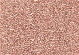 15/0 Toho Japanese Seed Beads - Rose Pink Transparent Luster #290