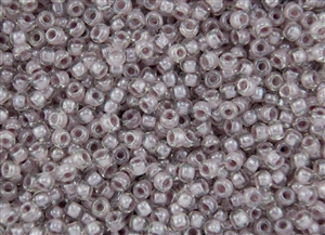 15/0 Toho Japanese Seed Beads - Lavender Lined Crystal #353