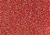 15/0 Toho Japanese Seed Beads - Red Lined Lt. Topaz Luster #365
