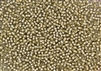 15/0 Toho Japanese Seed Beads - Beige Lined Crystal #369