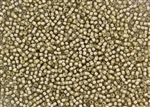 15/0 Toho Japanese Seed Beads - Beige Lined Crystal #369