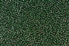 15/0 Toho Japanese Seed Beads - Dark Green Lined Black Diamond #373