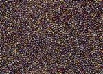 15/0 Toho Japanese Seed Beads - Black Lined Dark Ruby Luster #400