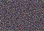 15/0 Toho Japanese Seed Beads - Antique Purple Opaque Rainbow #412
