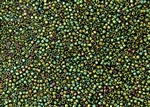 15/0 Toho Japanese Seed Beads - Olivine Iris Higher Metallic #508