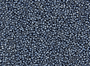 15/0 Toho Japanese Seed Beads - Denim Blue Metallic #511