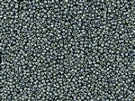 15/0 Toho Japanese Seed Beads - Grey Iris Metallic #512