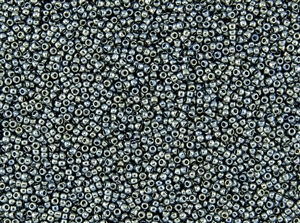 15/0 Toho Japanese Seed Beads - Grey Iris Metallic #512