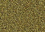 15/0 Toho Japanese Seed Beads - Gold Iris Metallic Carnival #513