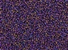 15/0 Toho Japanese Seed Beads - Plum Gold Iris Metallic #515