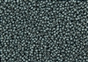 15/0 Toho Japanese Seed Beads - Hematite Teal Blue Metallic Matte #519F