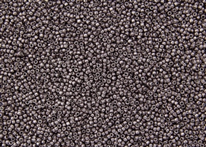 15/0 Toho Japanese Seed Beads - Mauve Galvanized / Metallic #556