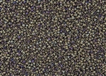 15/0 Toho Japanese Seed Beads - Brown Iris Metallic Matte #614