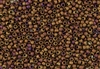 15/0 Toho Japanese Seed Beads - Copper Iris Metallic Matte #618