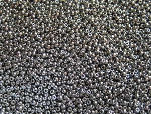 15/0 Toho Japanese Seed Beads - Nickel Plated Silver #711