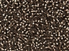 15/0 Toho Japanese Seed Beads - Copper Lined Black Diamond #750