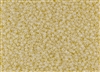 15/0 Toho Japanese Seed Beads - Cream Custard Ceylon Pearl #901