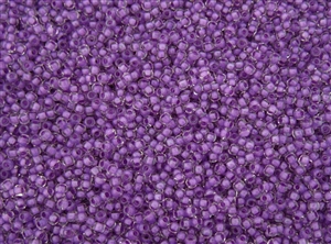 15/0 Toho Japanese Seed Beads - Purple Lined Crystal #935