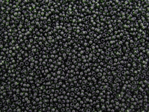 15/0 Toho Japanese Seed Beads - Olivine Green Transparent #940
