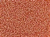 15/0 Toho Japanese Seed Beads - Pink Lined Topaz #956