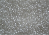 15/0 Toho Japanese Seed Beads - White Lined Crystal Transparent #981