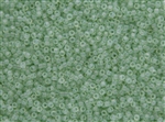 15/0 Toho Japanese Seed Beads - Translucent Light Green #1144