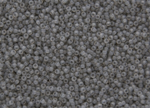 15/0 Toho Japanese Seed Beads - Translucent Grey #1150