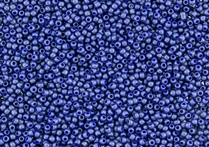 15/0 Toho Japanese Seed Beads - Semi Glazed Navy Blue #2607F