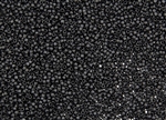 15/0 Toho Japanese Seed Beads - Semi Glazed Jet Black #2612F