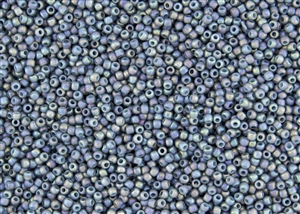 15/0 Toho Japanese Seed Beads - Semi Glazed Rainbow Blue Turquoise #2635F