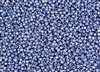 15/0 Toho Japanese Seed Beads - Semi Glazed Rainbow Soft Blue #2636F