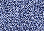 15/0 Toho Japanese Seed Beads - Semi Glazed Rainbow Soft Blue #2636F