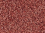15/0 Toho Japanese Seed Beads - PermaFinish Ruby Opal Silver Lined #PF2113