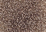 15/0 Toho Japanese Seed Beads - PermaFinish Cocoa Opal Silver Lined #PF2114
