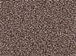 15/0 Toho Japanese Seed Beads - PermaFinish Subtle Pink Metallic #PF552