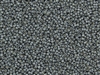 15/0 Toho Japanese Seed Beads - PermaFinish Silver Grey Metallic Matte #PF565F